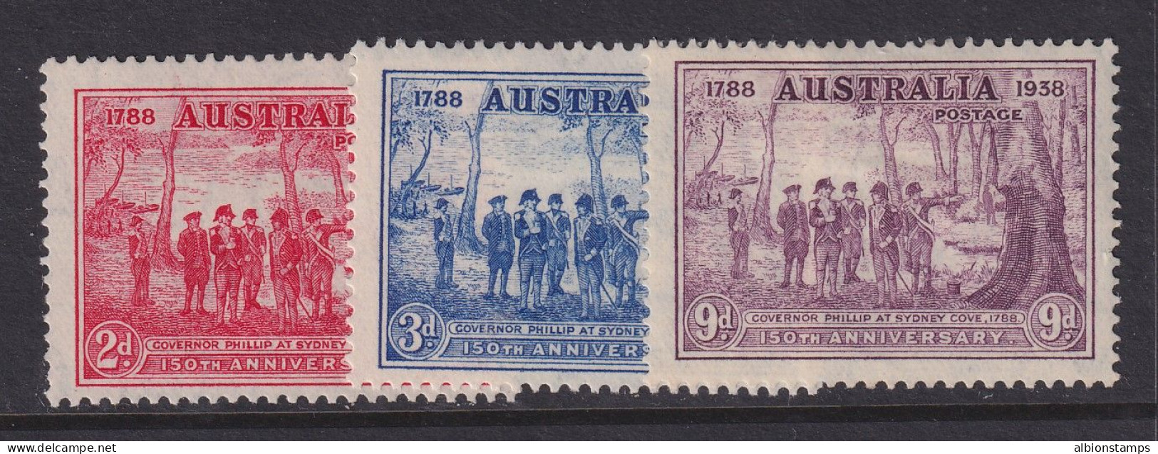 Australia, Scott 163-165 (SG 193-195), MHR - Ongebruikt