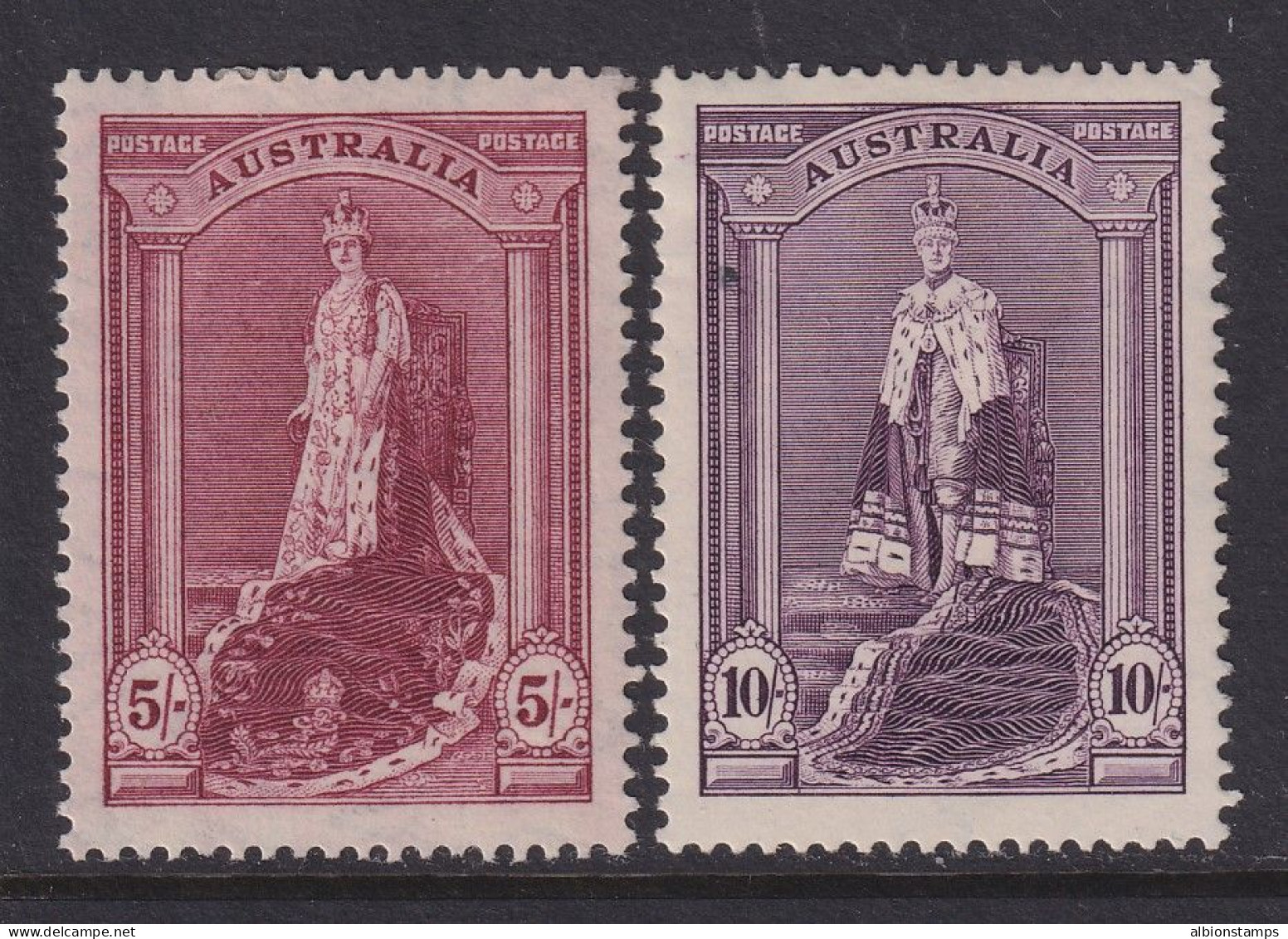 Australia, Scott 177-178 (SG 176-177), MHR - Nuevos