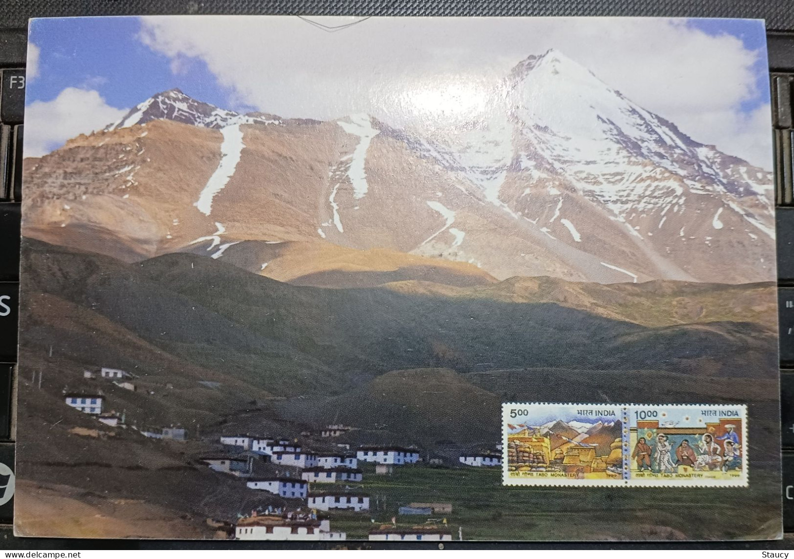 India 2007 Langza Spiti Valley Himanchal Pradesh India Post Picture Post Card As Per Scan - Buddhism