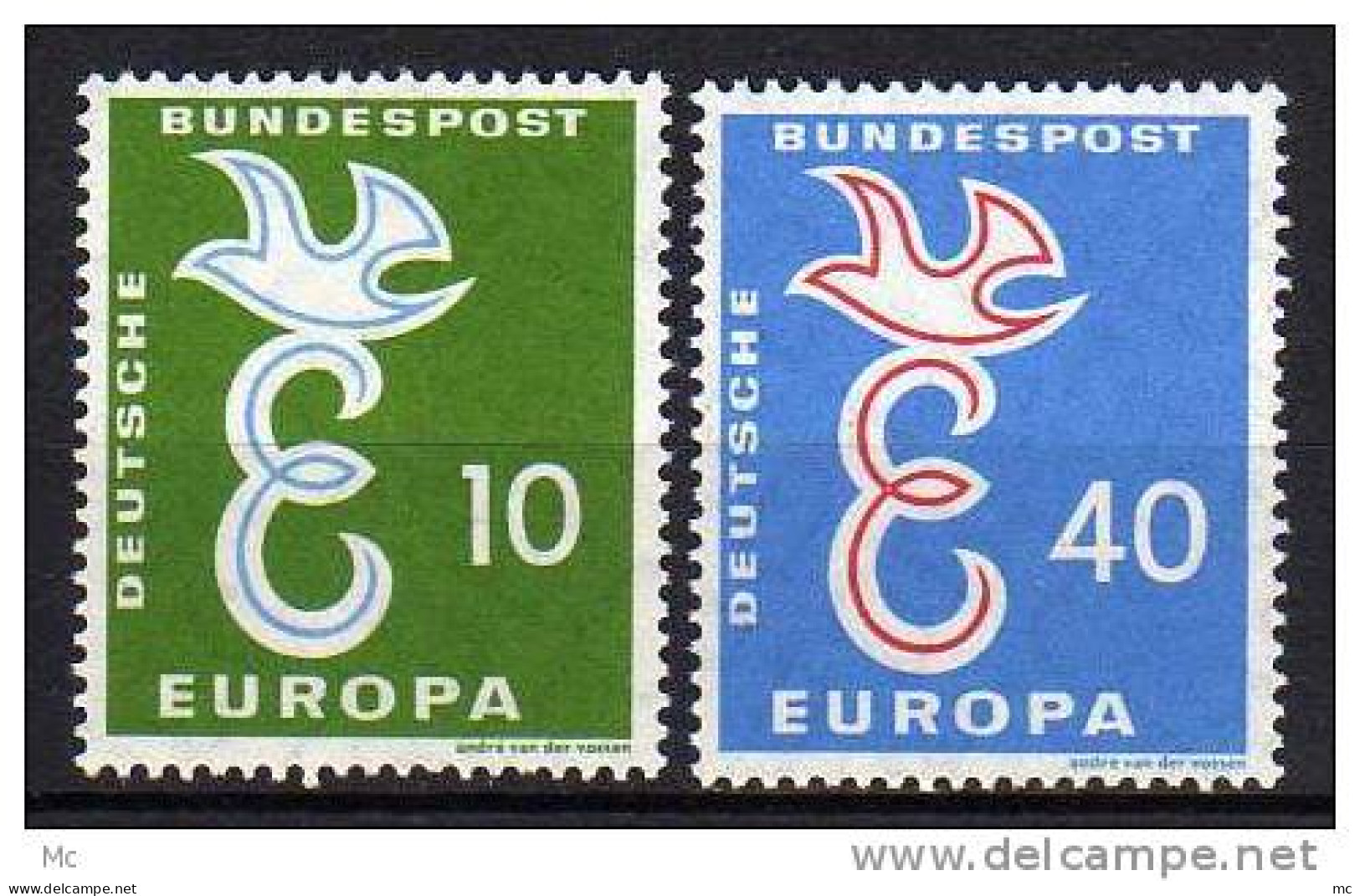 Europa Allemagne De 1958 Luxe ** - 1958