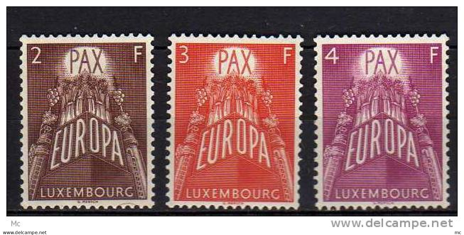 Europa Luxembourg De 1957 Luxe ** - 1957