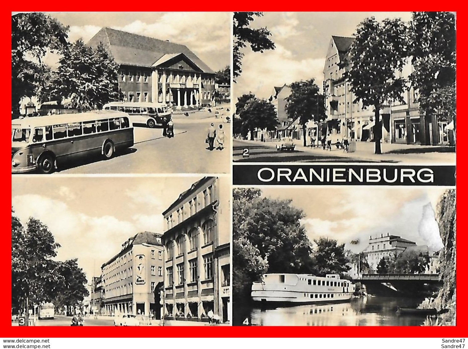 CPSM/gf  ORANIENBURG (Allemagne)  Multivues En DDR....*2127 - Oranienburg