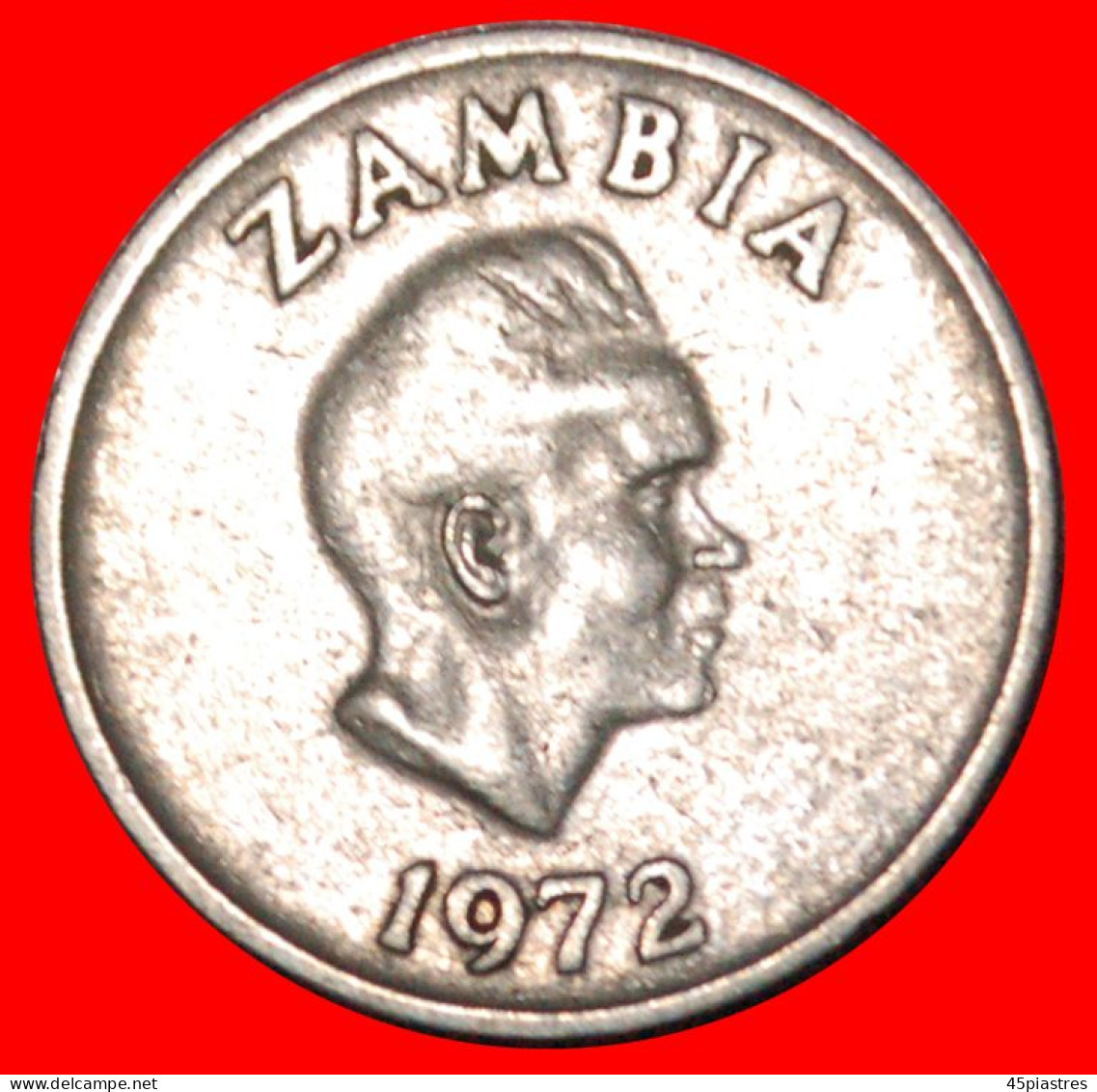 * GREAT BRITAIN (1968-1987): ZAMBIA  5 NGWEE 1972! · LOW START! · NO RESERVE!!! - Zambie