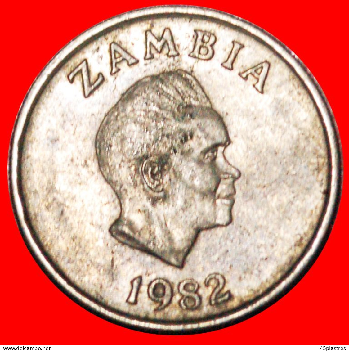 * GREAT BRITAIN (1968-1987): ZAMBIA  5 NGWEE 1982! · LOW START! · NO RESERVE!!! - Zambie