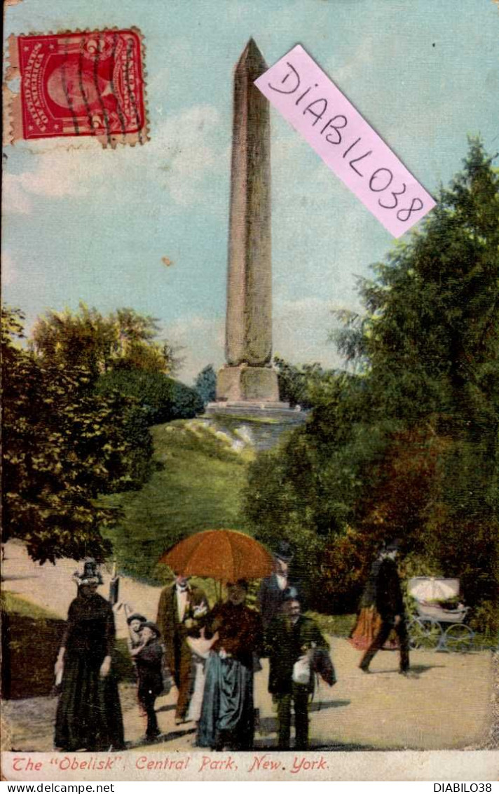 NEW-YORK   ( ETATS-UNIS )   THE OBELISK , CENTRAL PARK - Central Park