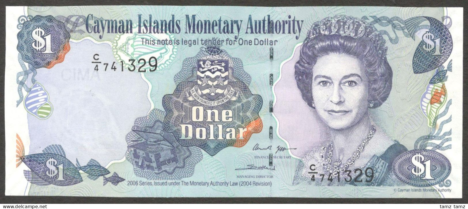 Cayman Islands 1 Dollars Queen Elizabeth II 2006 Block C/4 UNC - Islas Caimán