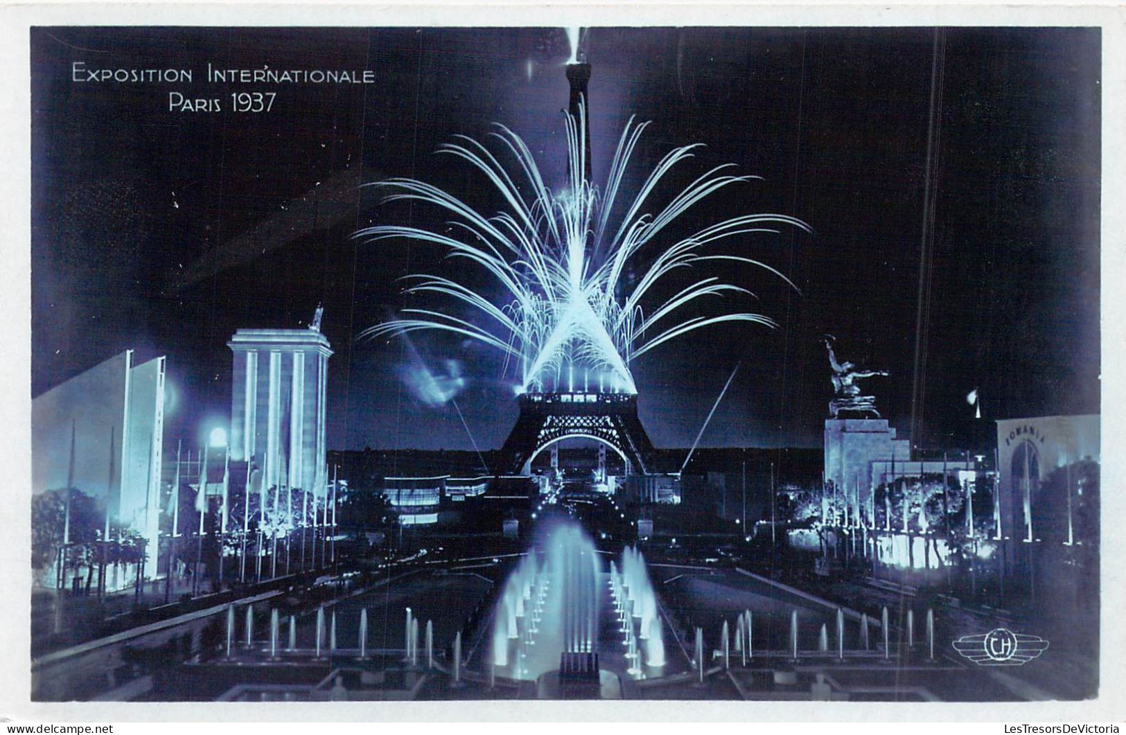 FRANCE - 75 - PARIS - Exposition Internationale 1937 - Vue D'ensemble Illuminée - Carte Postale Ancienne - Expositions