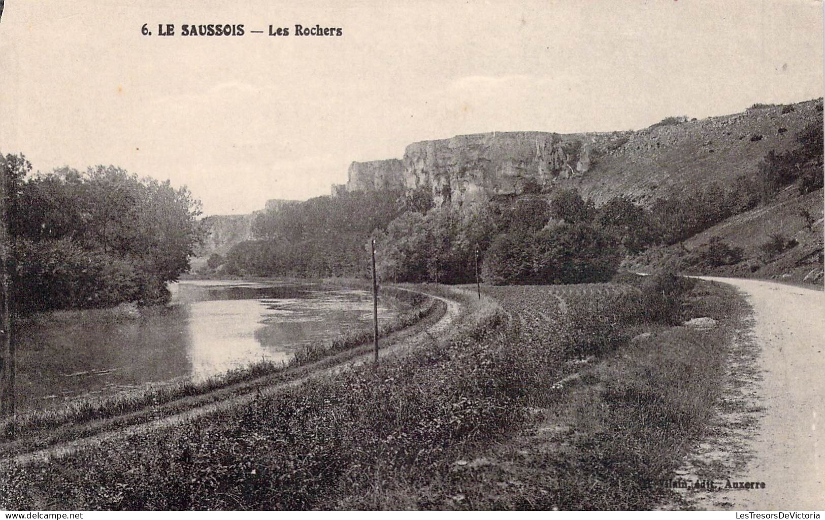 FRANCE - 89 - YONNE - LE SAUSSOIS - Les Rochers - Carte Postale Ancienne - Otros & Sin Clasificación