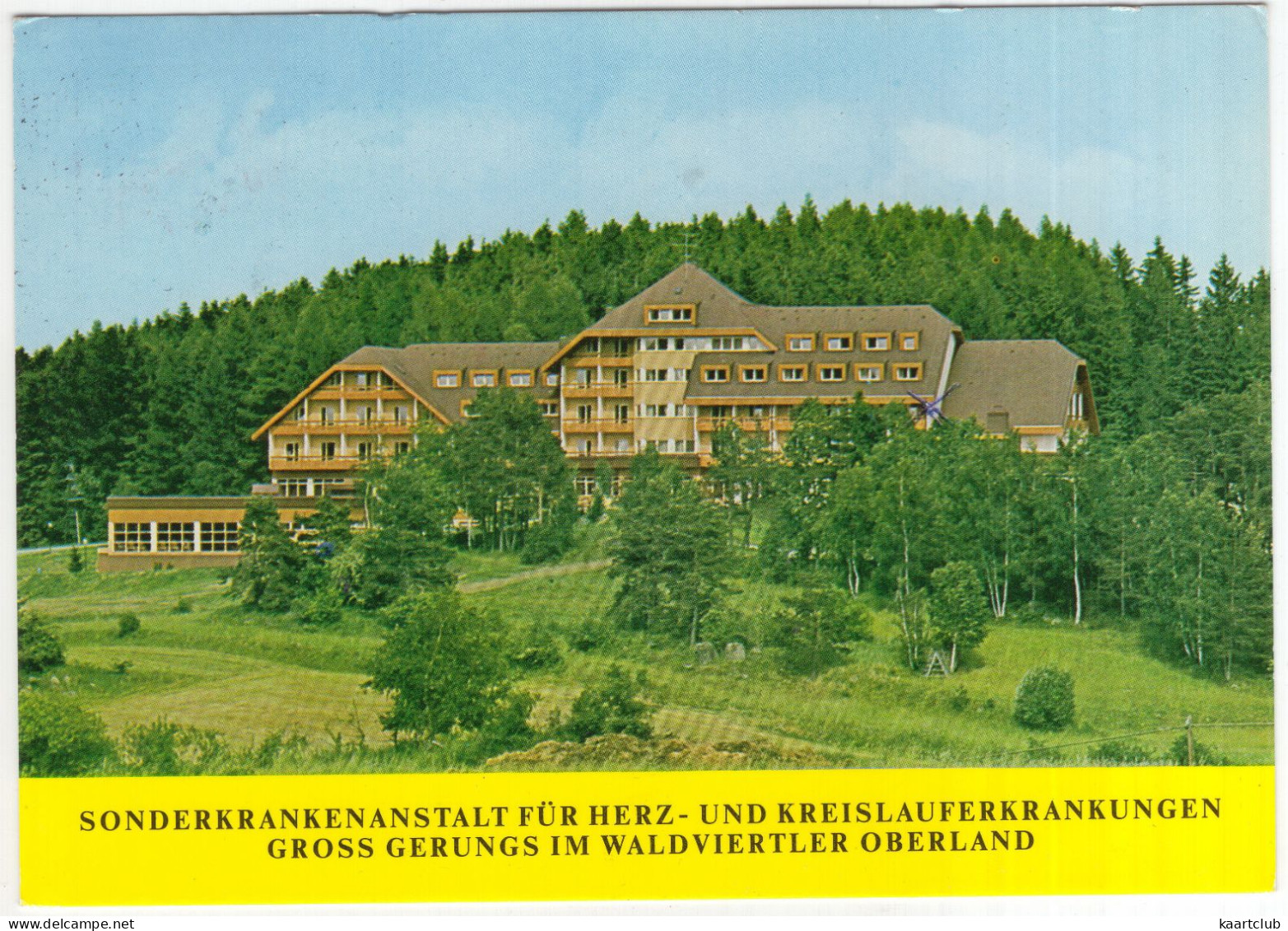 Gross Gerungs - Sonderkrankenanstalt -  Waldviertler Oberland - (NÖ., Österreich/Austria) - Zwettl