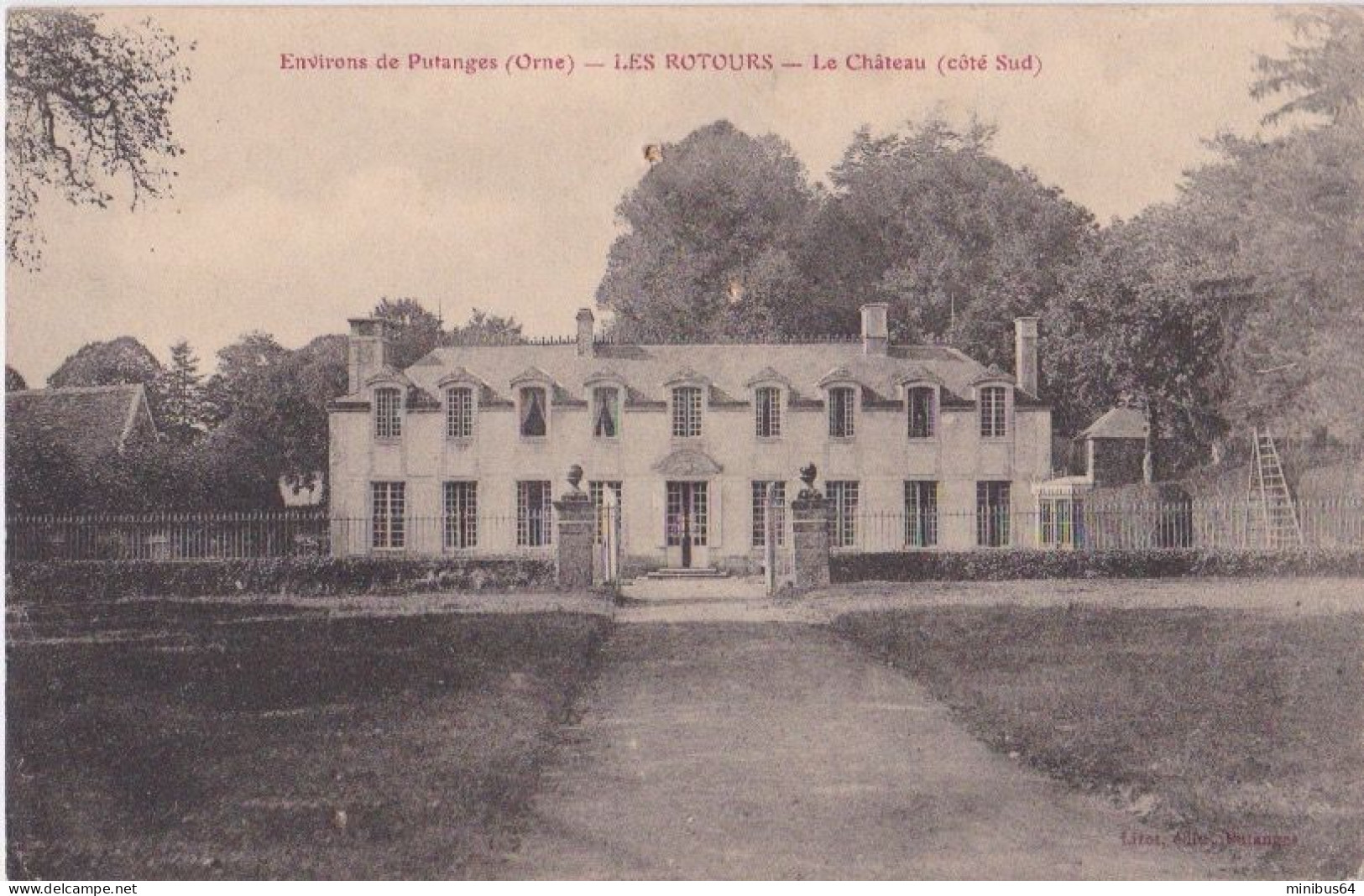LES ROTOURS (61) - Environs De Putanges - Le Château (côté Sud) - Putanges