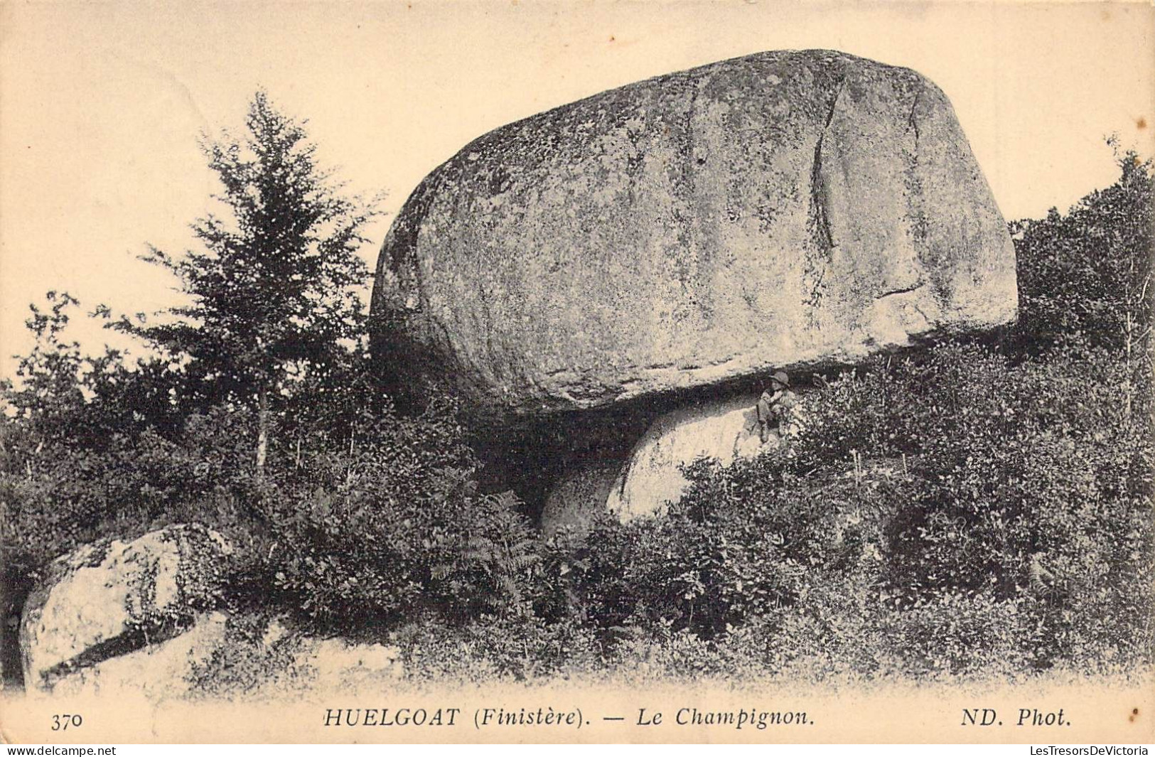 FRANCE - 29 - HUELGOAT - Le Champignon - Carte Postale Ancienne - Huelgoat