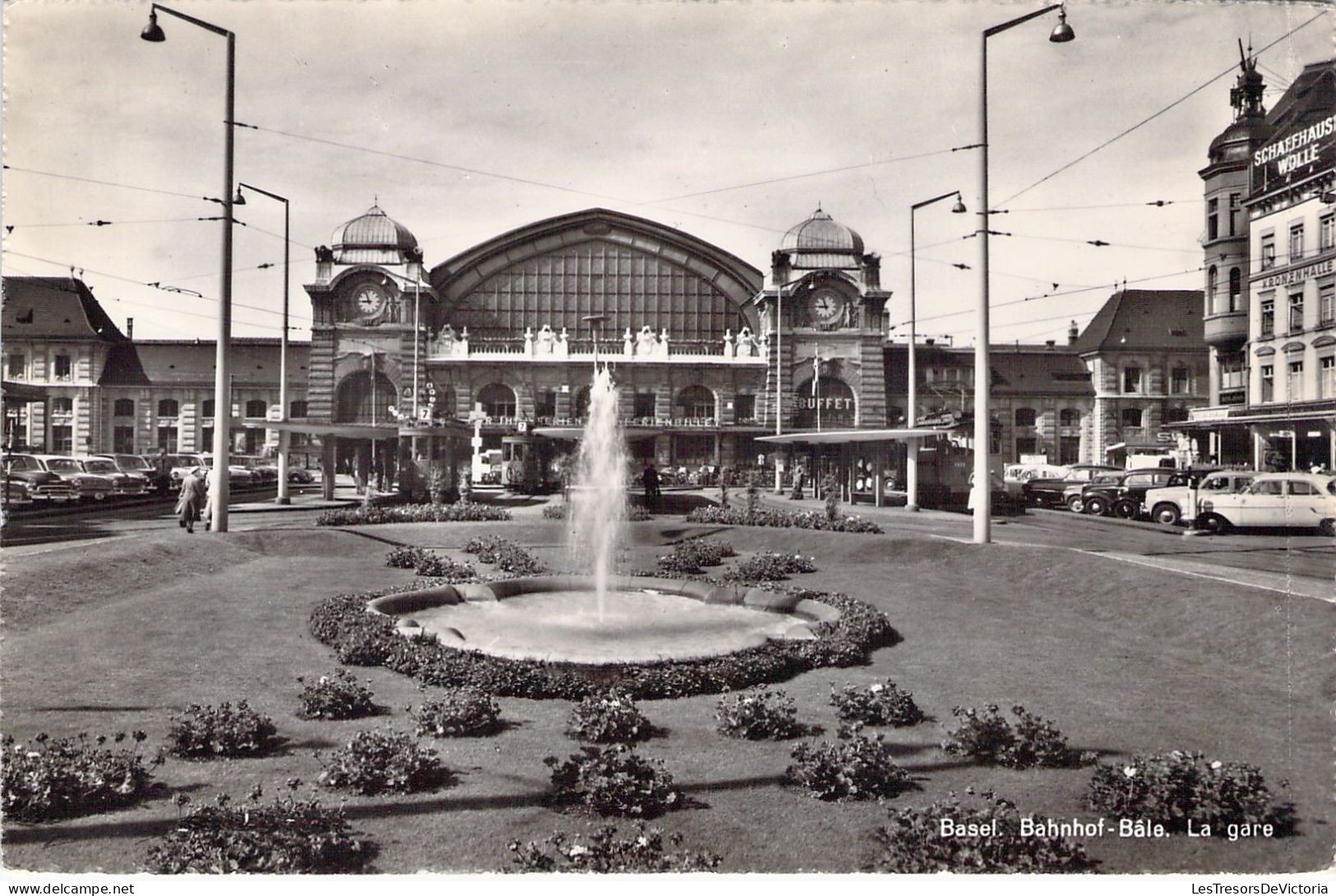 SUISSE - BASEL - Bahnof - La Gare - Carte Postale Ancienne - Bâle