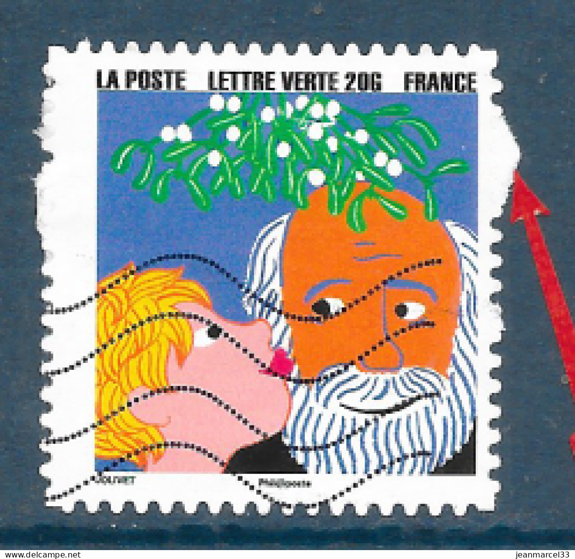Variété France N° 1201 Des Carnet Oblitéré, Piquage Abscent - Used Stamps