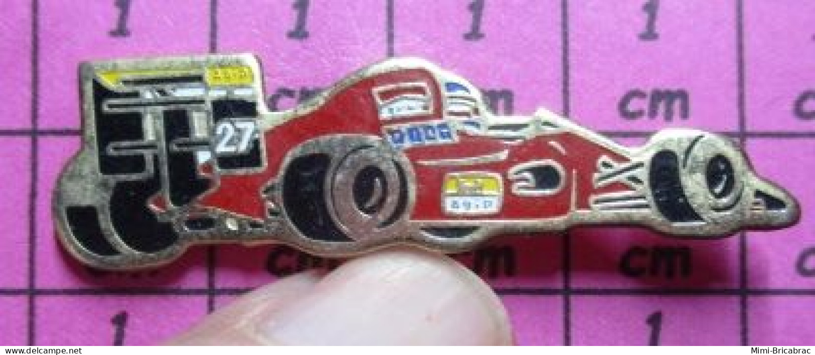 513D Pin's Pins : BEAU ET RARE / AUTOMOBILES / Grand Pin's FERRARI F1 FORMULE 1 - Autorennen - F1