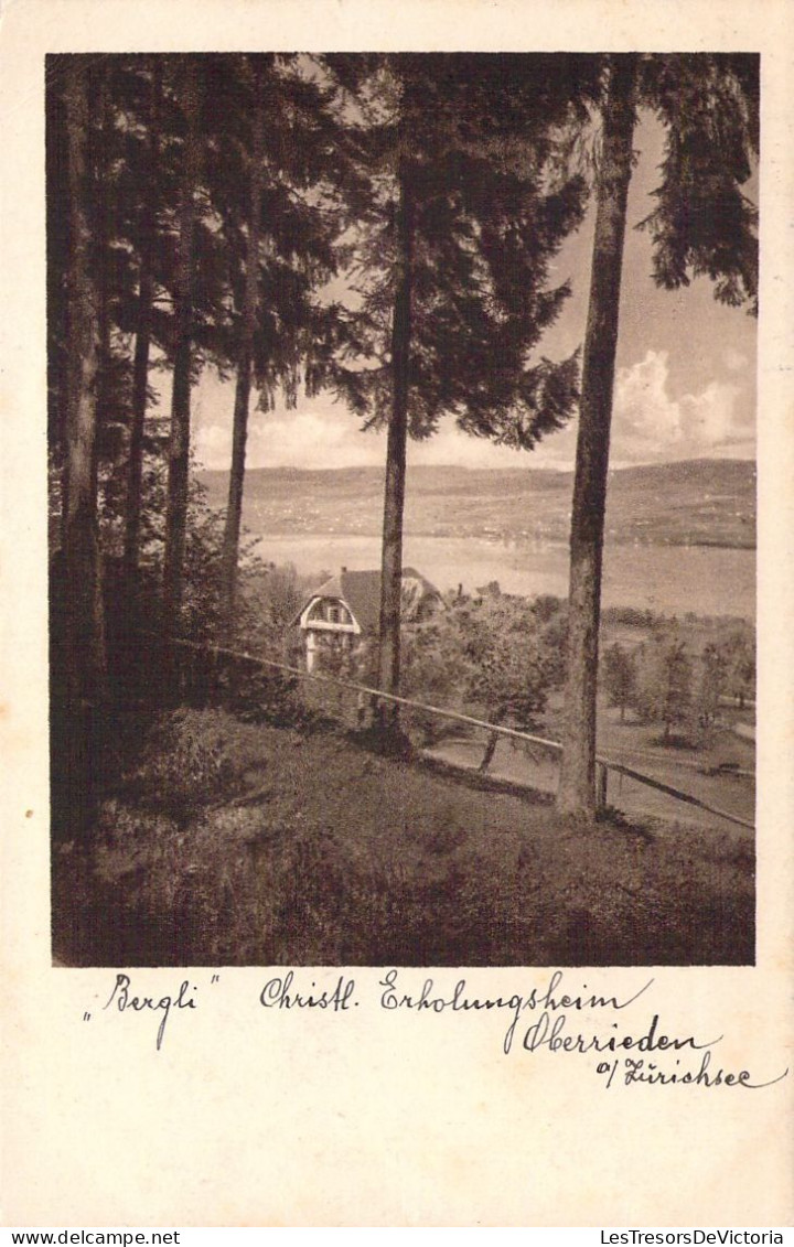 SUISSE - Illustration - BERGLI Oberrieden - Carte Postale Ancienne - Oberried Am Brienzersee
