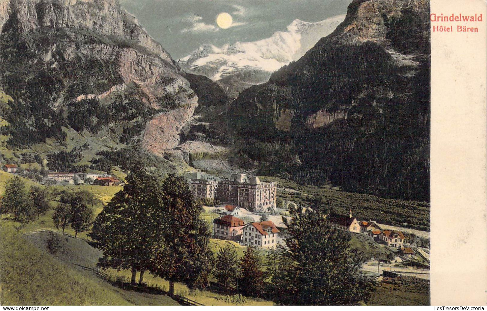 SUISSE - Grindelwald - Hôtel Baren - Carte Postale Ancienne - Grindelwald