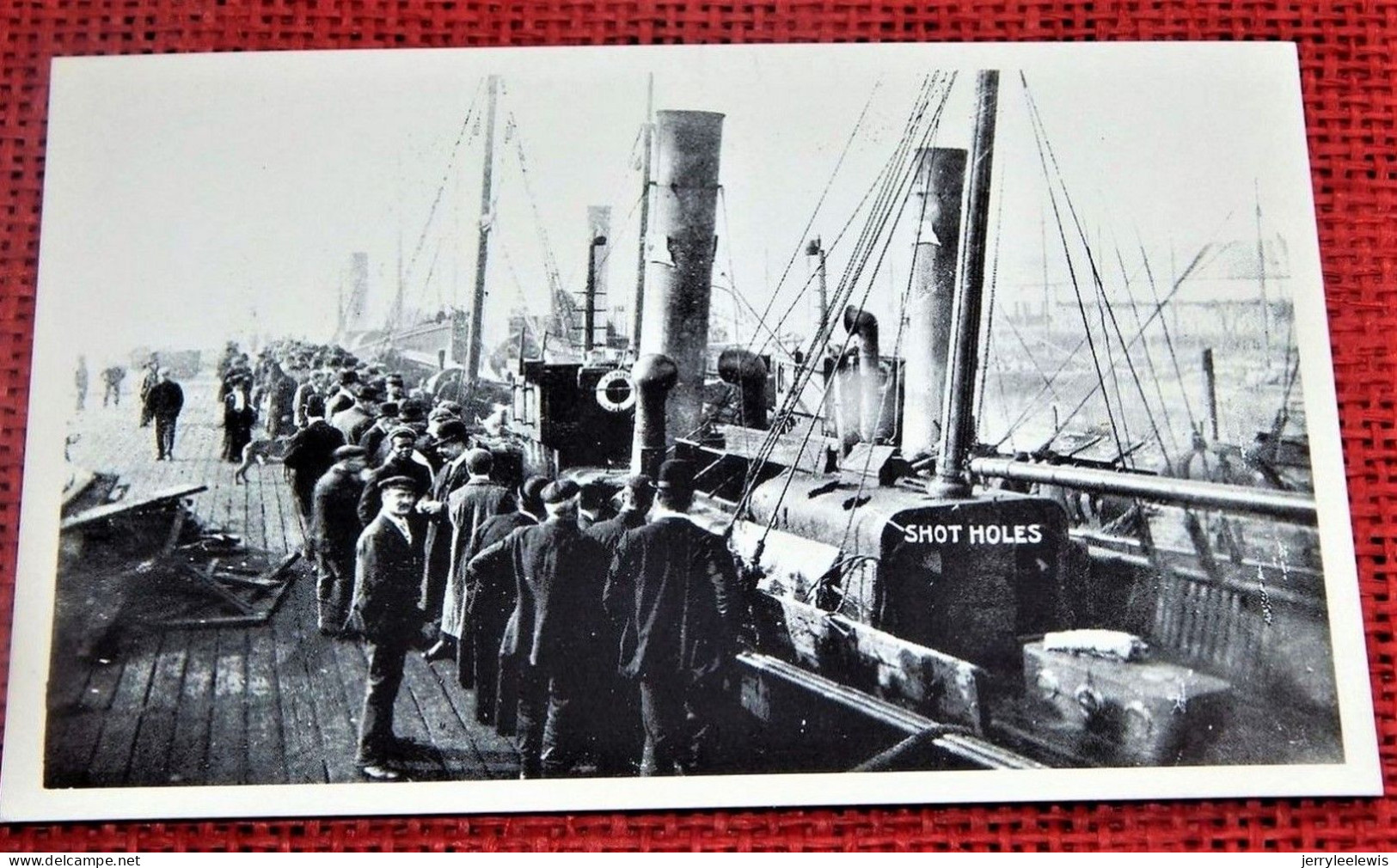 HULL -  Dogger Bank Incident - Damaged Trawlers In St. Andrews Dock  (view Reproduced) - Hull