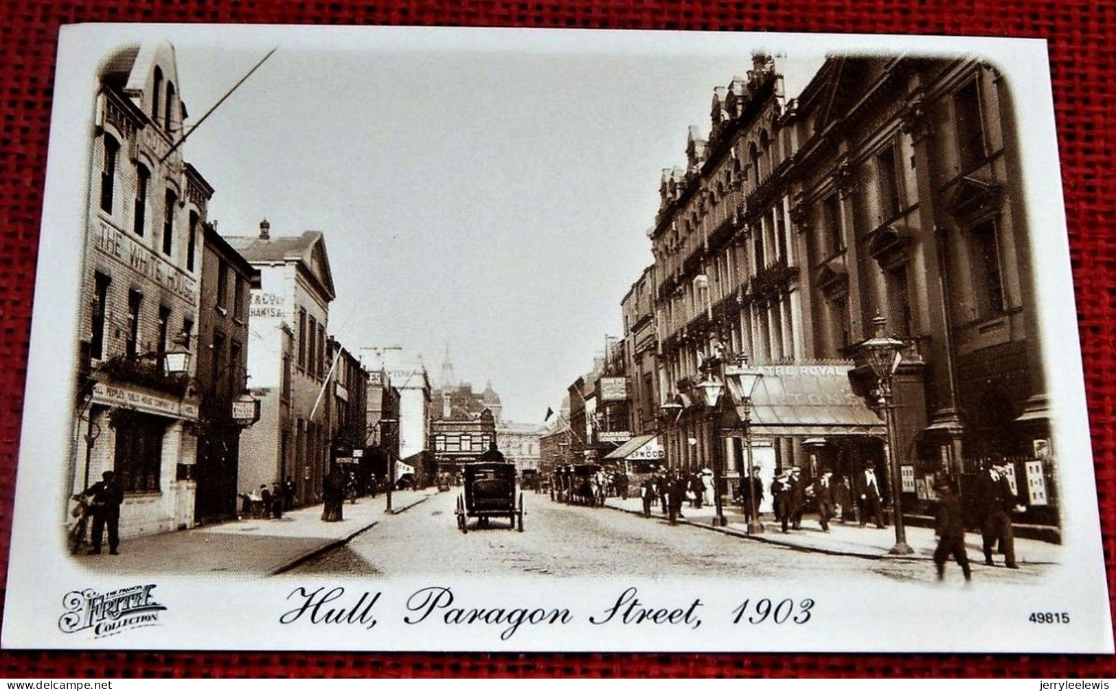 HULL -  Paragon Street - 1903  (view Reproduced) - Hull