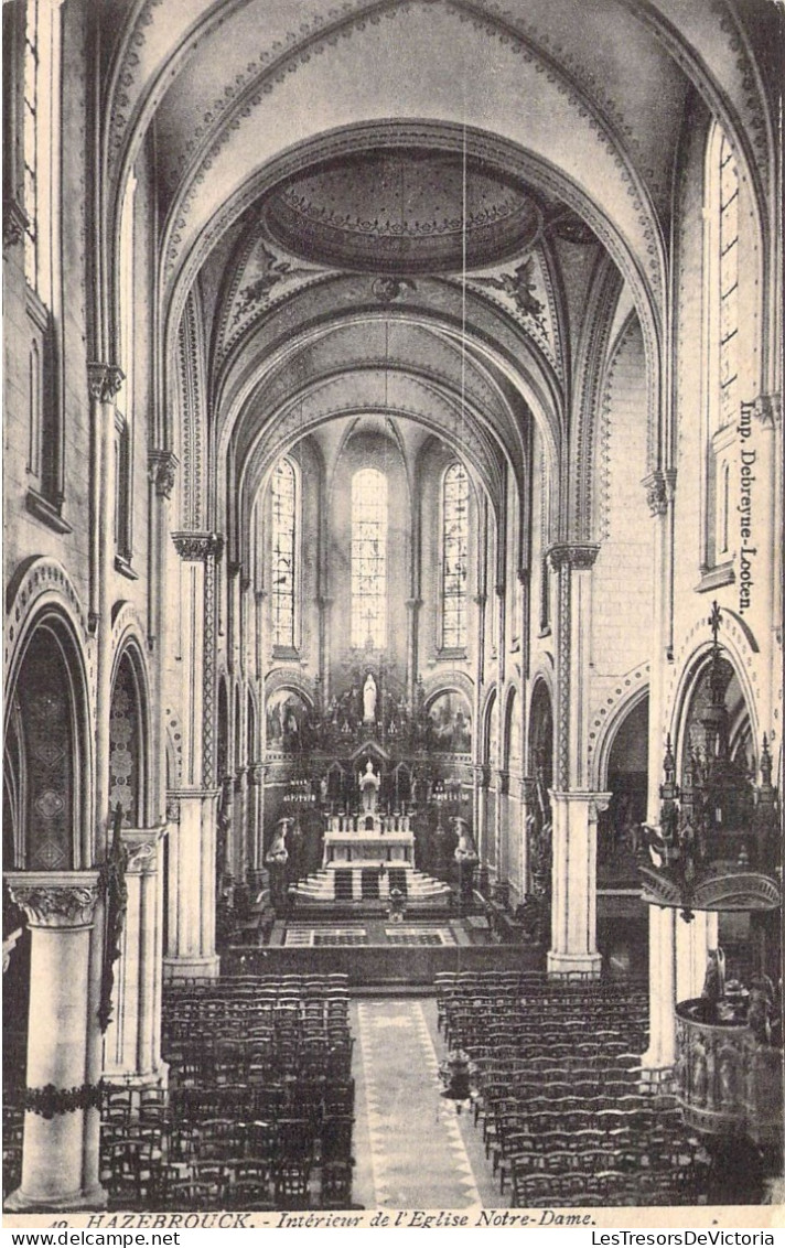 FRANCE - 59 - HAZEBROUCK - Intérieur De L'Eglise Notre Dame - Carte Postale Ancienne - Hazebrouck