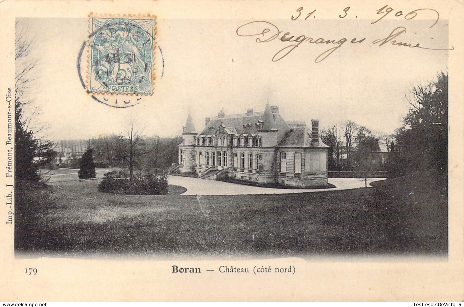 FRANCE - 60 - Boran - Château ( Côté Nord ) - Carte Postale Ancienne - Boran-sur-Oise