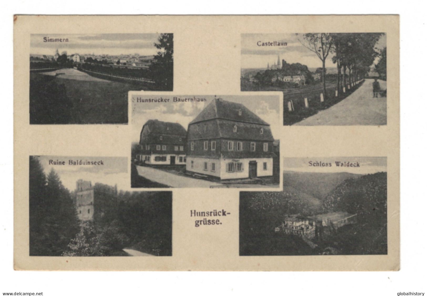 DH1508 - SIMMERN - CASTELLAUN - HUNSRÜCKER BAUERNHAUS UND MEHRERE BILDER - Simmern