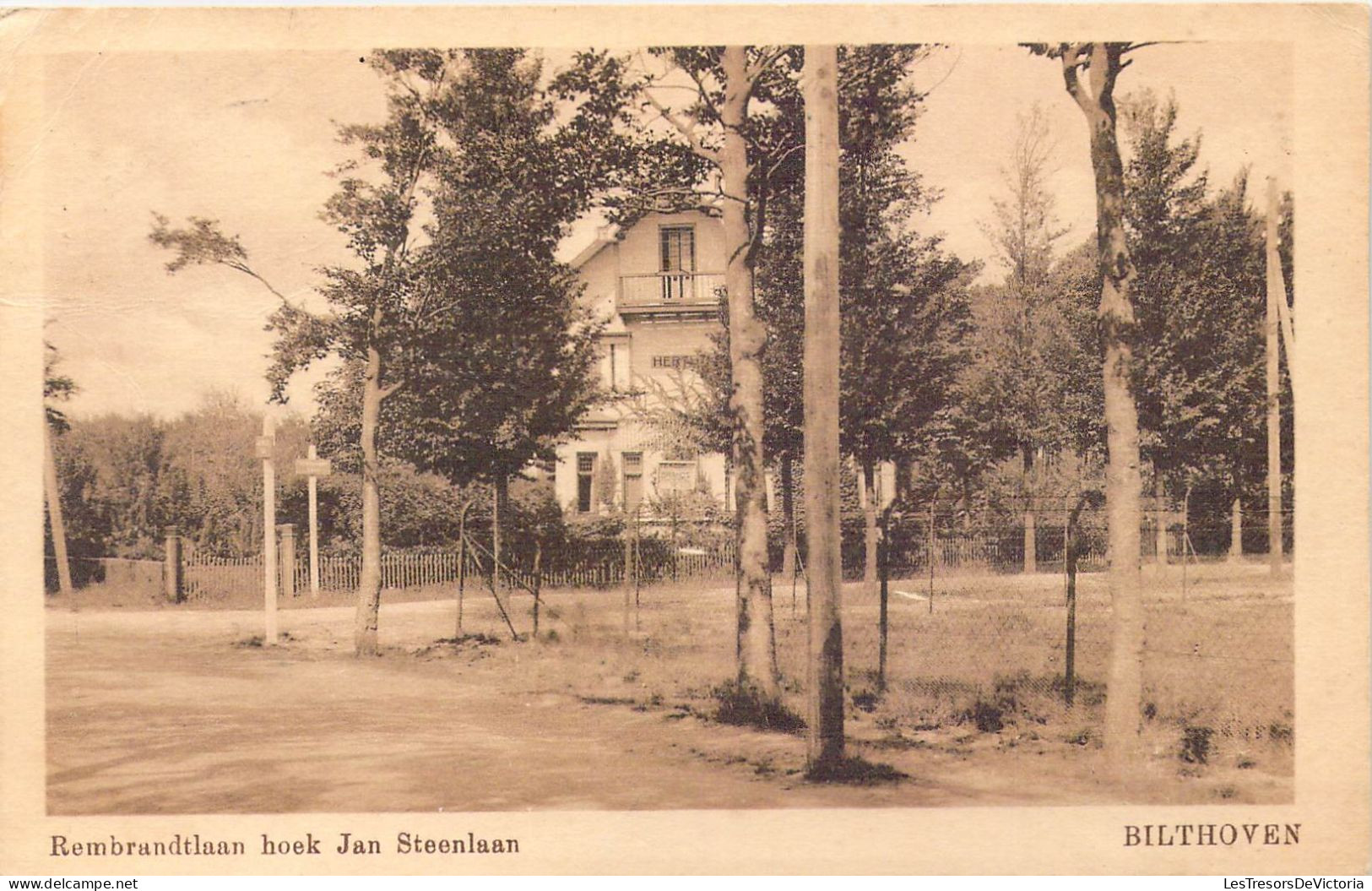 PAYS-BAS - Bilthoven - Rembrandtlaan Hoek Jan Steenlaan - Carte Postale Ancienne - Bilthoven