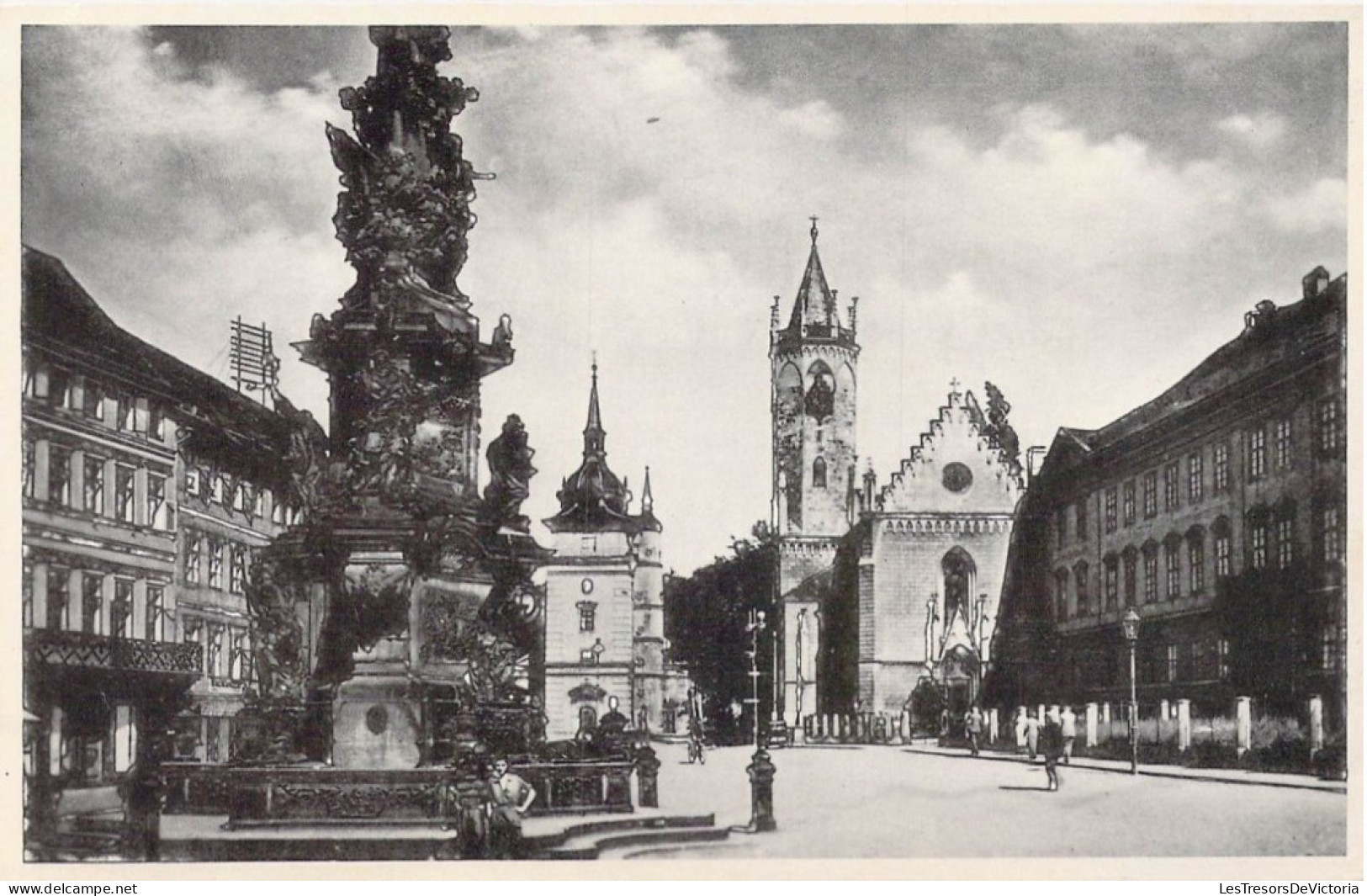 REPUBLIQUE TCHEQUE - Bad Teplitz-Schonau - SchloBplatz - Carte Postale Ancienne - Czech Republic