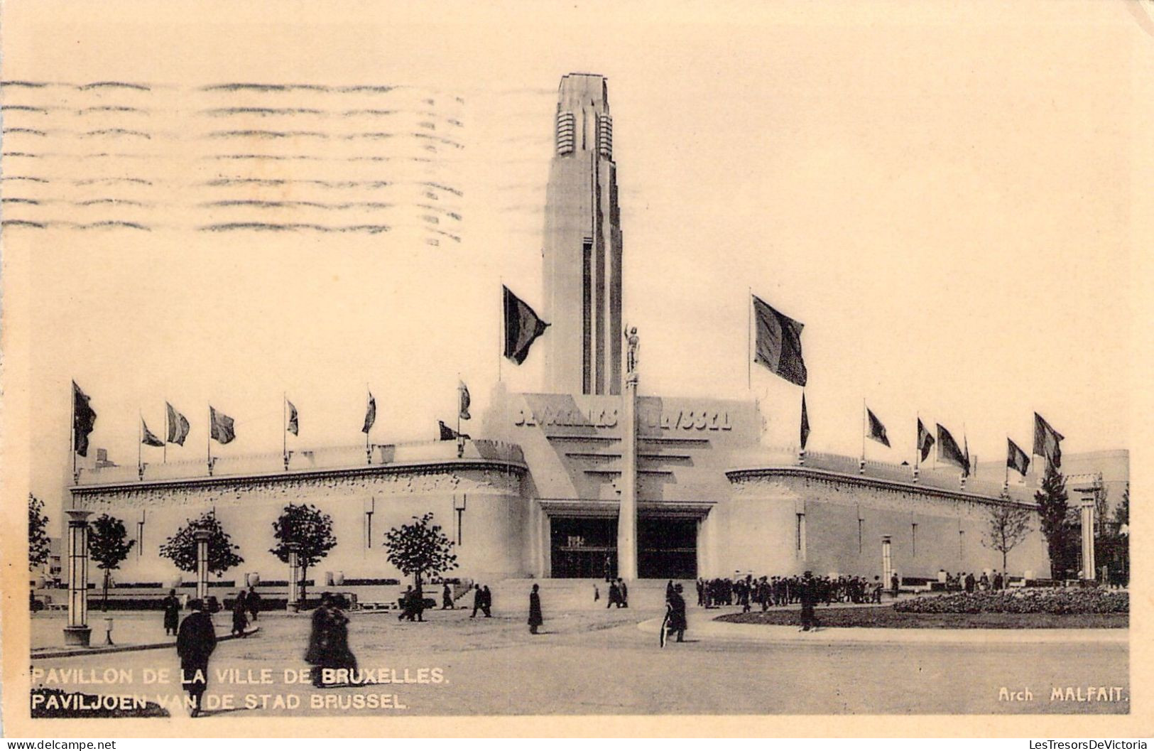 BELGIQUE - Bruxelles - Pavillon De La Ville De Bruxelles - Carte Postale Ancienne - Mostre Universali