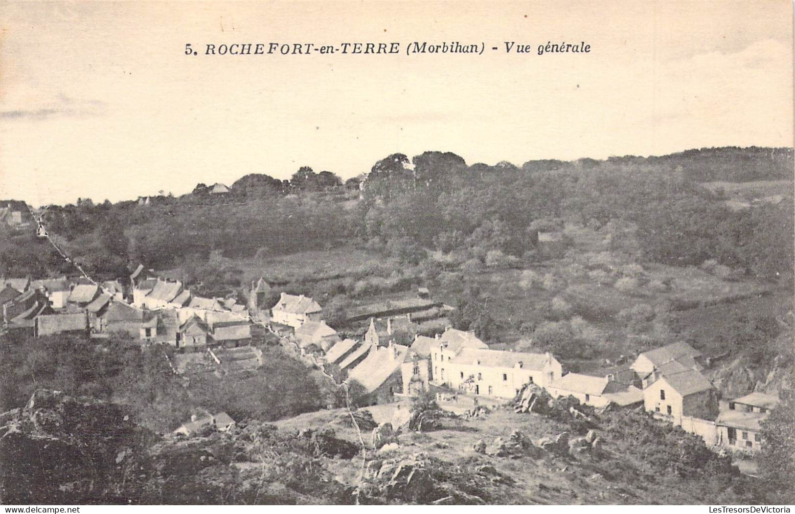 FRANCE - 56 - ROCHEFORT EN TERRE - Vue Générale - Carte Postale Ancienne - Rochefort En Terre