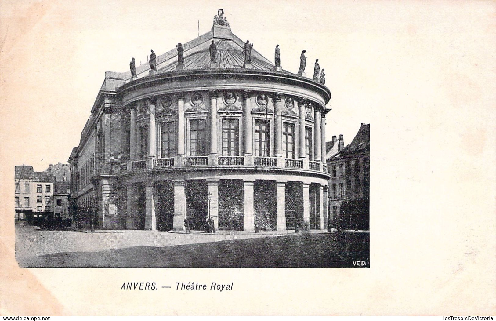 BELGIQUE - ANVERS - Théâtre Royal - Carte Postale Ancienne - Antwerpen