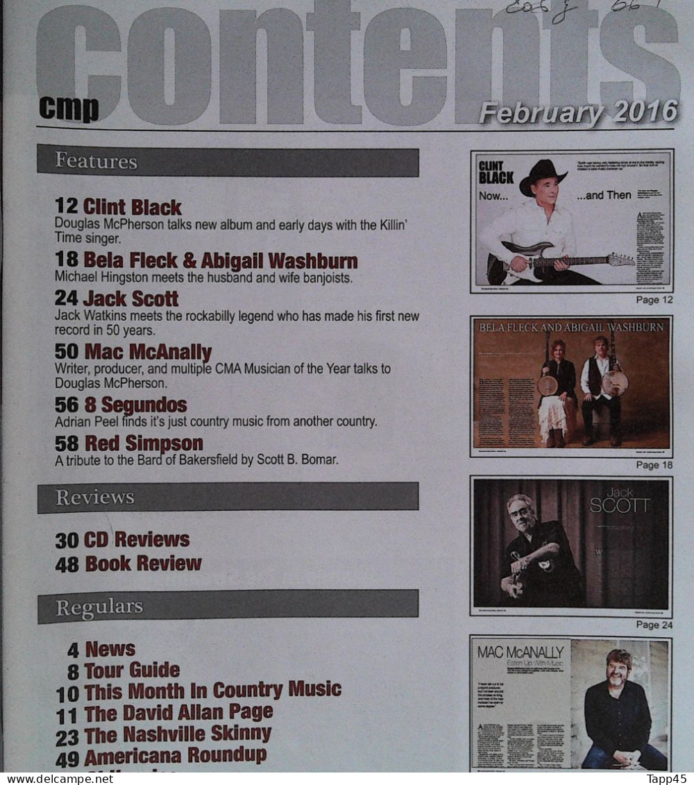 Livres, Revues > Jazz, Rock, Country, Blues > Clint Black >  Réf : C R 1 - 1950-Now