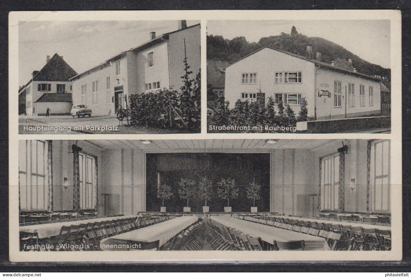 Bund Fotokarte Wilgartswiesen (Pfalz) B. Annweiler " Festhalle Wilgartis " (3 Bilder ) Gelaufen - Hauenstein