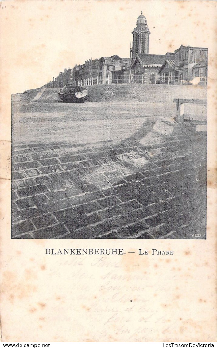 BELGIQUE - BLANKENBERGHE - Le Phare - Carte Postale Ancienne - Blankenberge