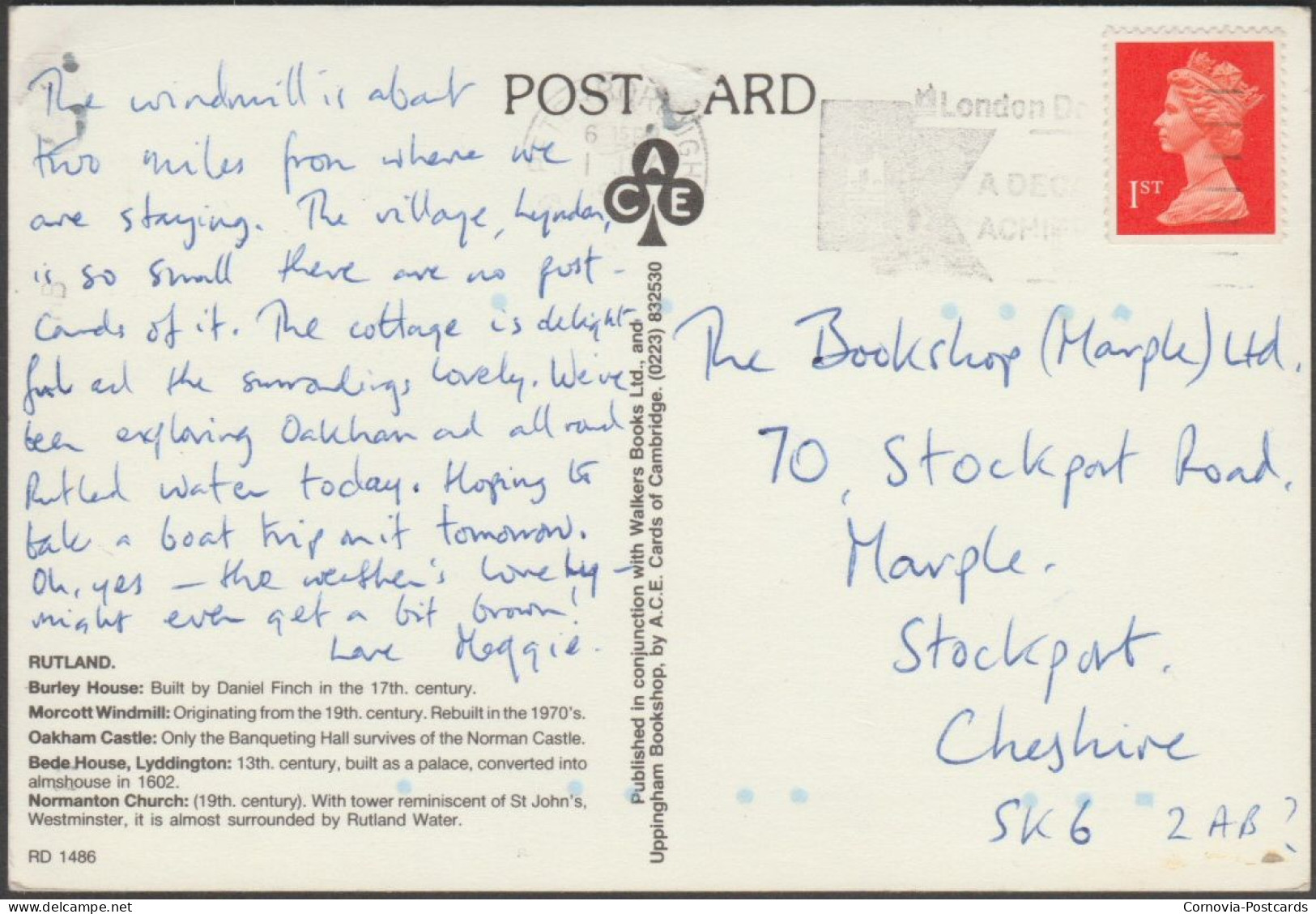 Multiview, Rutland, 1991 - ACE Postcard - Rutland