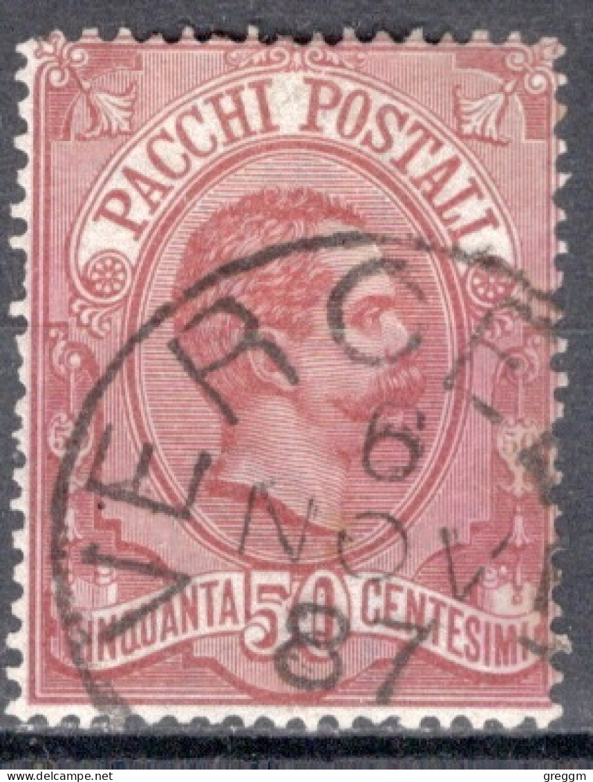 Italy 1884 Single 50c Parcel Post Stamp In Fine Used - Paquetes Postales