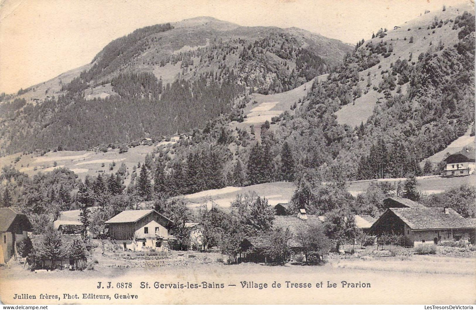 FRANCE - 74 - Saint-Gervais-les-Bains - Village De Tresse Et Le Prarion - Carte Postale Ancienne - Saint-Gervais-les-Bains