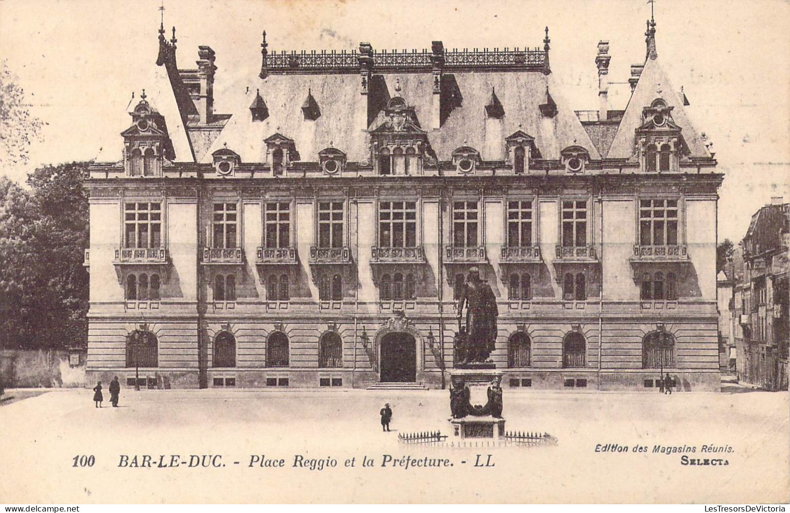 FRANCE - 55 - Bar-le-Duc - Place Reggio Et La Préfecture - Carte Postale Ancienne - Bar Le Duc
