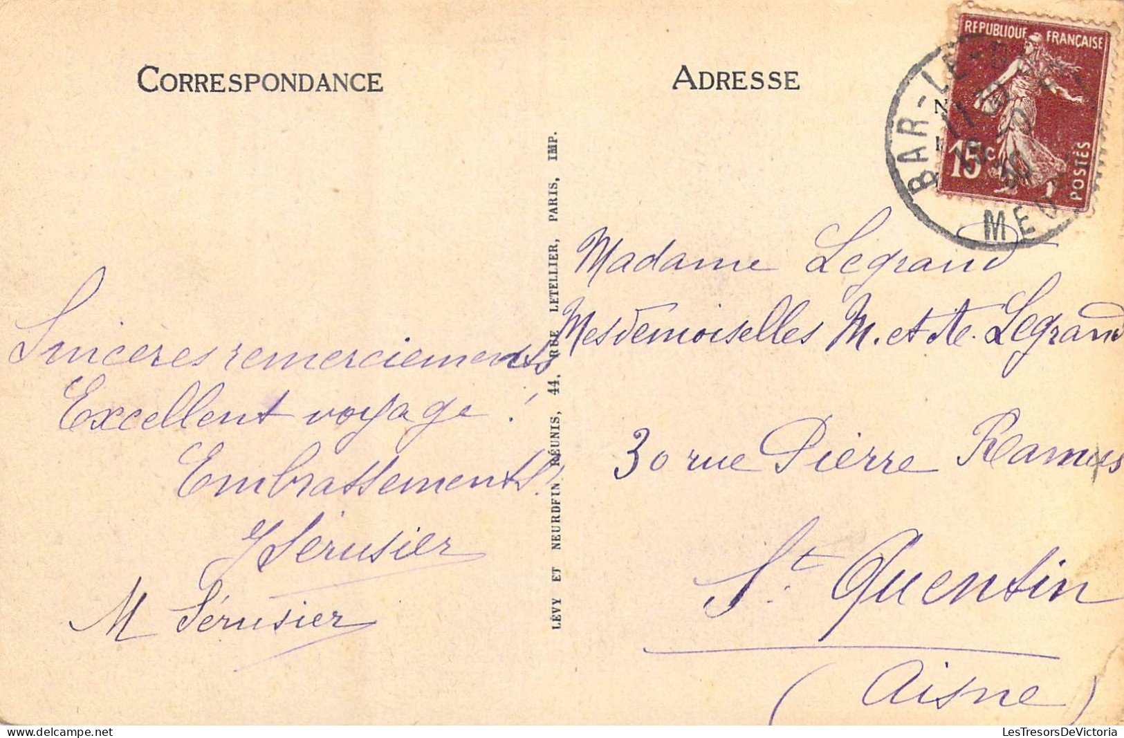 FRANCE - 55 - Bar-le-Duc - Le Pensionnat Jeanne D'Arc - Rue Voltaire - Carte Postale Ancienne - Bar Le Duc