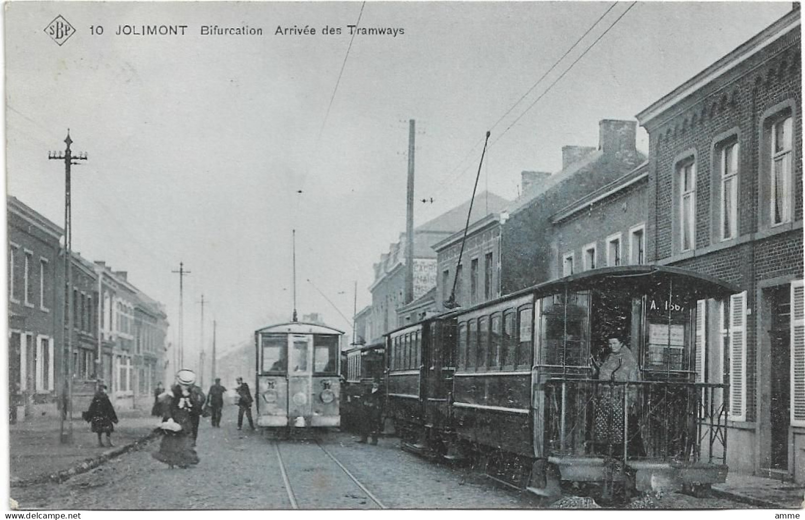 Jolimont   *   Bifurcation  Arrivée Des Tramways  (SBP 10)  Tram - La Louvière