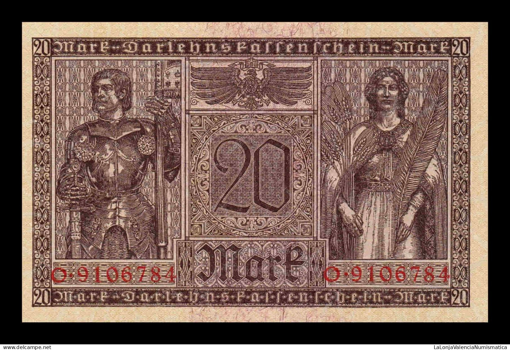 Alemania Germany 20 Mark 1918 Pick 57 Sc- AUnc - 20 Mark