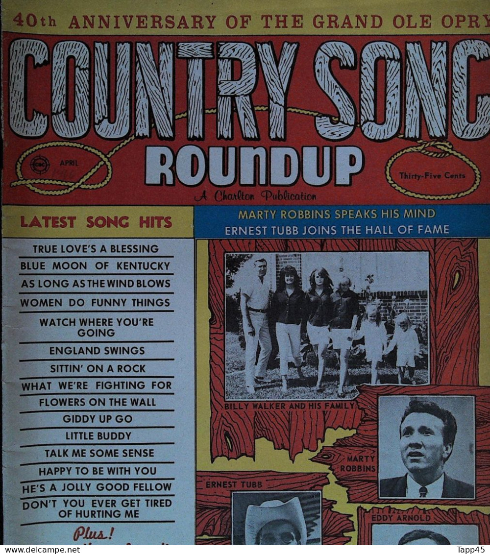Livres, Revues > Jazz, Rock, Country, Blues >  Country Song   >  Réf : C R 1 - 1950-oggi
