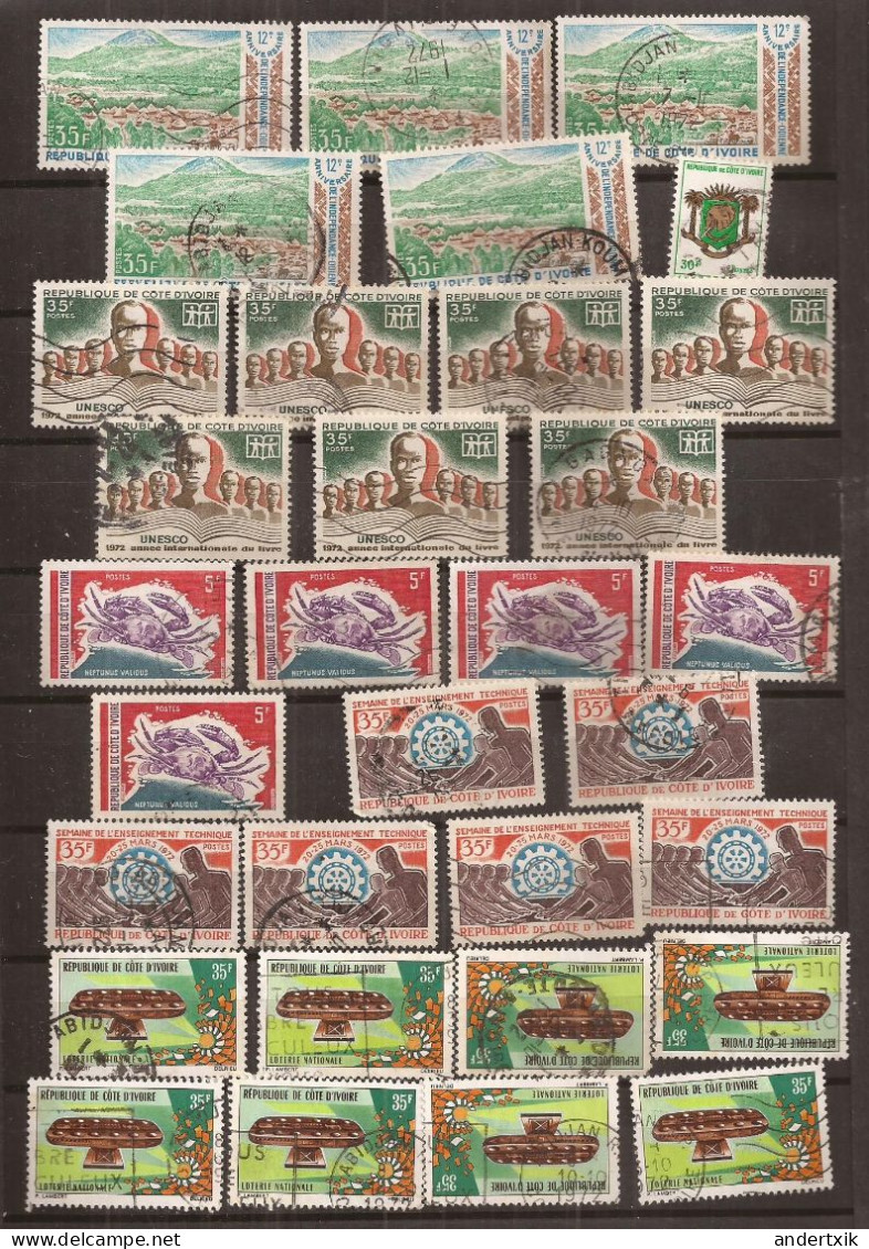 (ANG262) The Used Of - COSTA DE MARFIL (duplicates) - Côte D'Ivoire (1960-...)