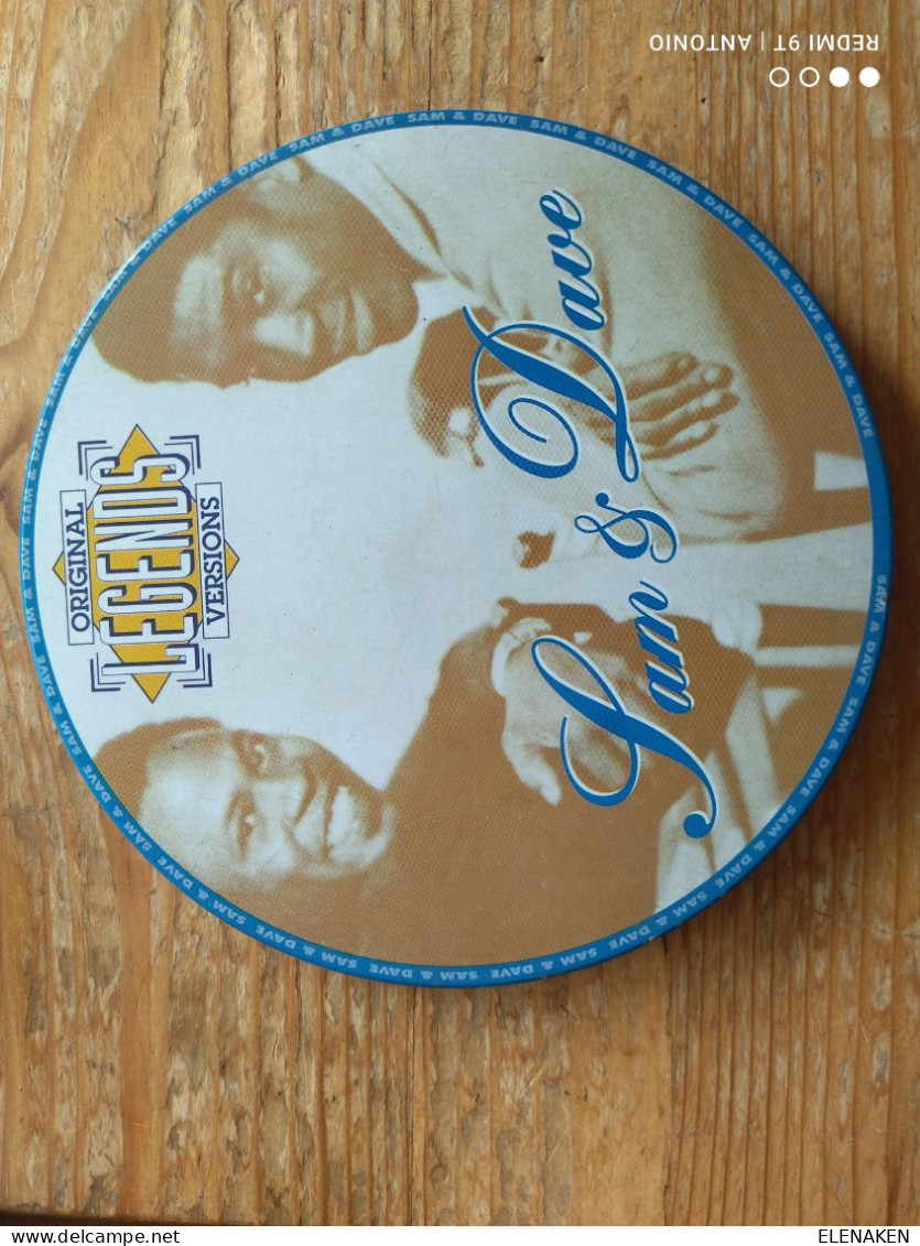 CD MÚSICA COLECCIONISMO ORIGINAL LEGENDS SAM & DAVE RECIPIENTE METÁLICO, COMO NUEVO. - Limited Editions