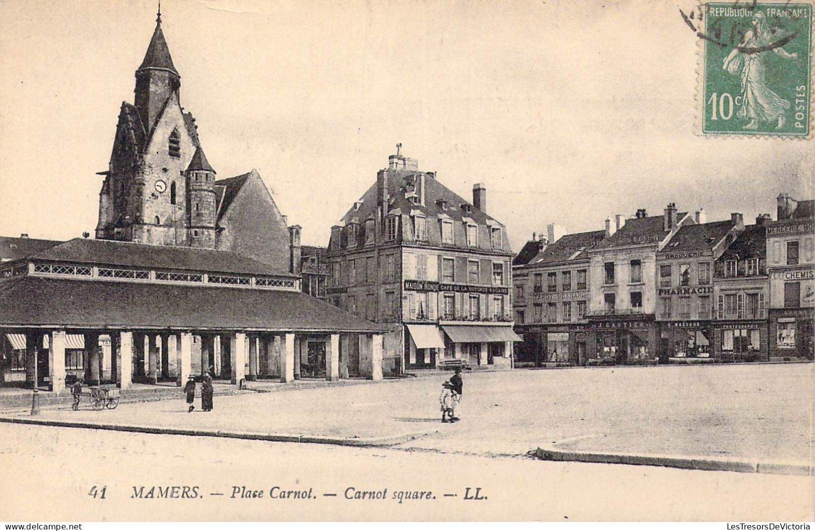 FRANCE - 72 - Mamers - Place Carnot - Carte Postale Ancienne - Mamers