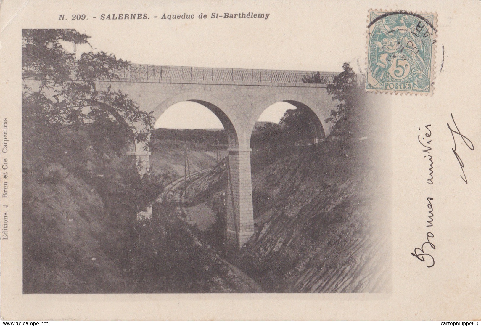 VAR 83 SALERNES AQUEDUC DE ST BARTHÉLEMY - Salernes