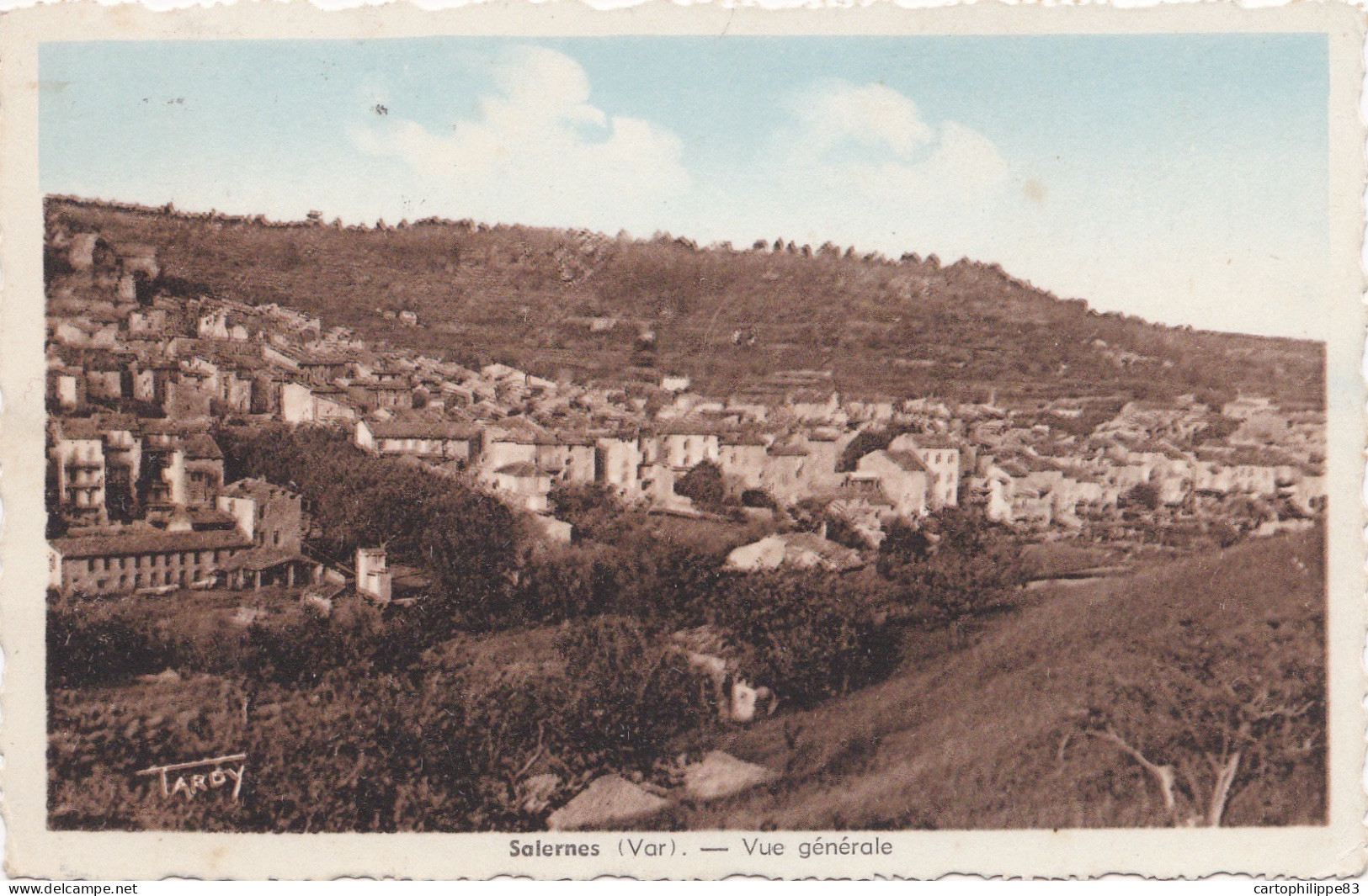 VAR 83 SALERNES VUE GENERALE - Salernes