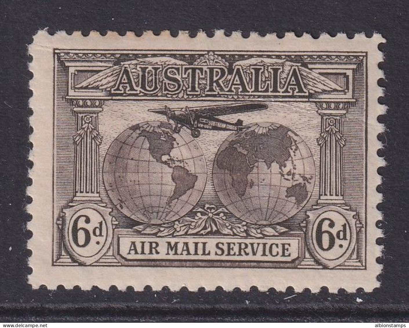 Australia, Scott C3 (SG 139), MLH (crease) - Mint Stamps