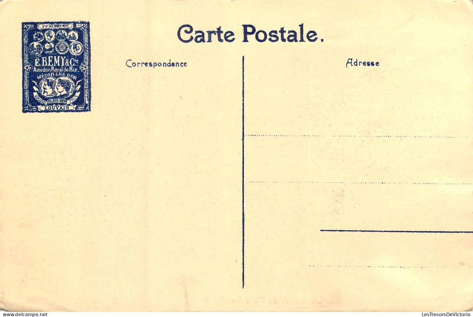 PUBLICITES - La Culture Du Riz Destiné à La Fabrication De L'Amidon Remy - La Mise En Gerbes - Carte Postale Ancienne - Advertising