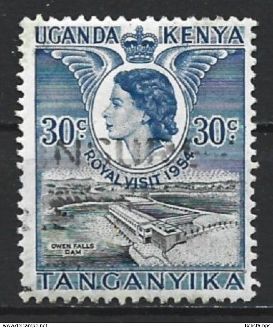 Kenya, Uganda & Tanzania 1954. Scott #102 (U) Owen Falls Dam  *Complete Issue* - Kenya, Ouganda & Tanzanie