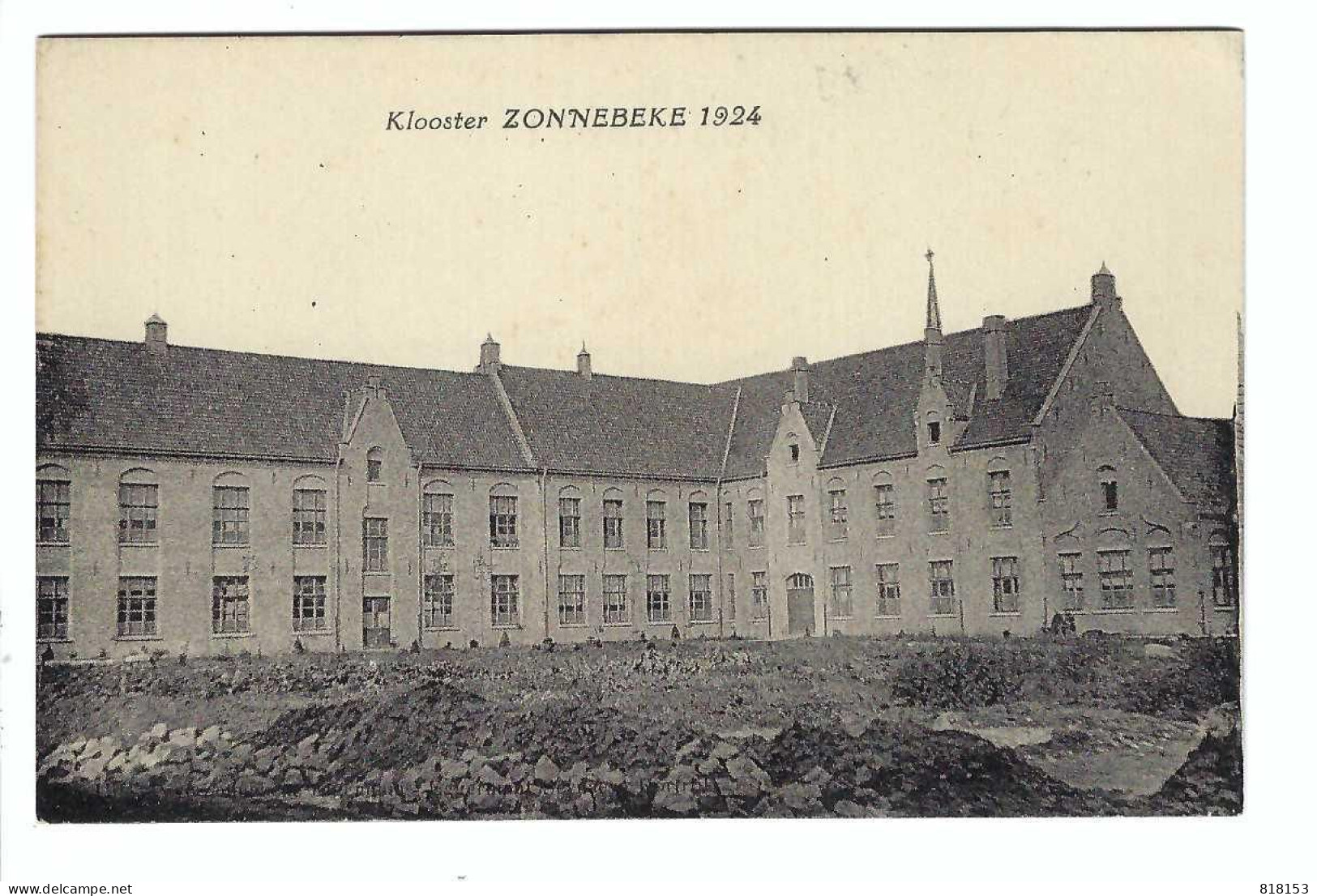 ZONNEBEKE 1924  - Klooster  Uitg Peyp Zonnebeke Eigendom - Eggermont Seynaeve - Kortrijk - Zonnebeke